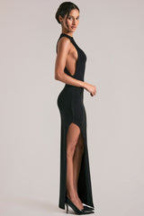 Sleeveless Maxi Dress in Black