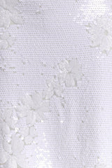 Maisie Strapless Sequin Midi Dress - White