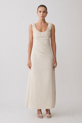 Anisa Scoop Neck Maxi Dress - Stripe