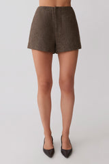 Romy Suiting Short - Herringbone