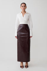 Eugenia Wrap Cotton Shirt - White