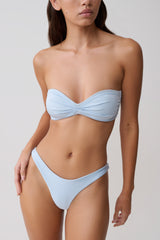 Clover Brazilian Bikini Bottom - Pale Blue