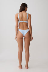 Clover Brazilian Bikini Bottom - Pale Blue