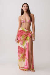 Nena Printed Sarong - Camillea Flower Print