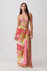 Nena Printed Sarong - Camillea Flower Print