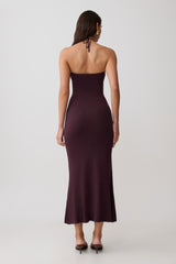 Dimitri Knit Midi Dress - Chocolate