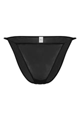 Soft Mesh String Bikini in Black