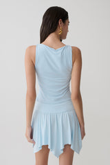 Nicolette Sleeveless Tank Top - Pale Blue
