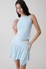 Nicolette Sleeveless Tank Top - Pale Blue
