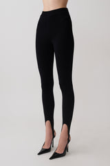Valerie Knit Leggings - Black
