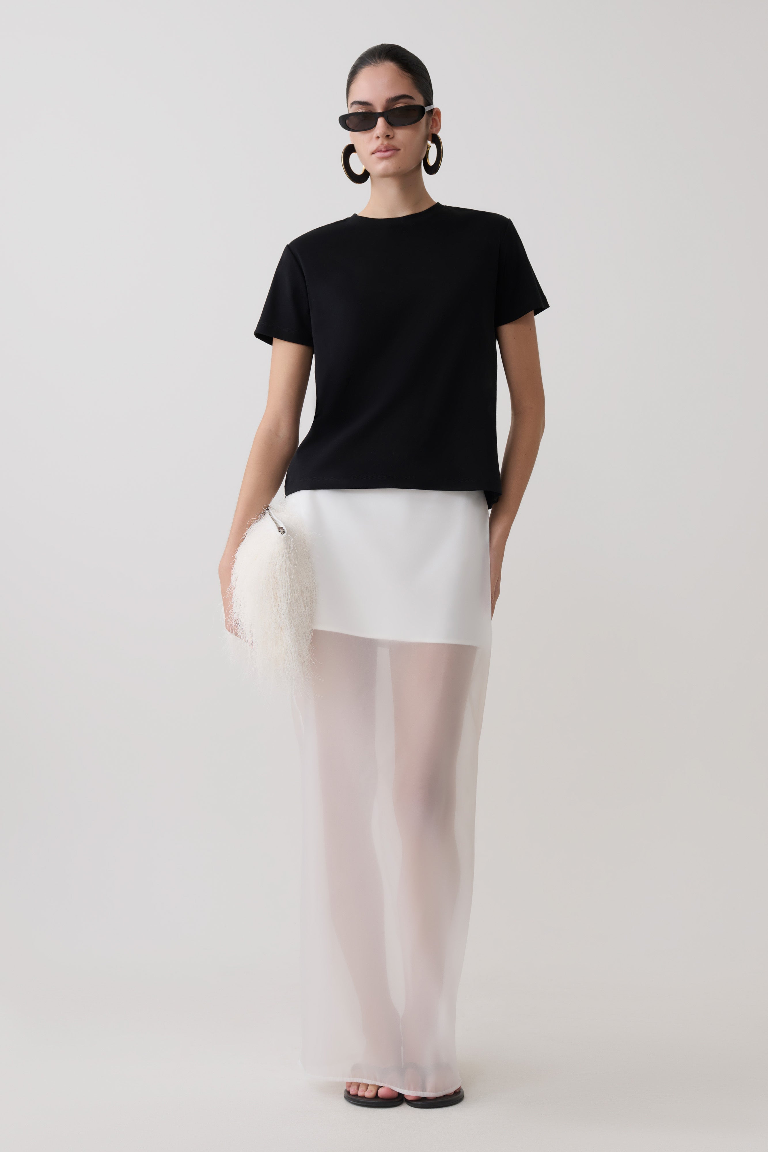 Sega Cotton Oversized T-Shirt - Black