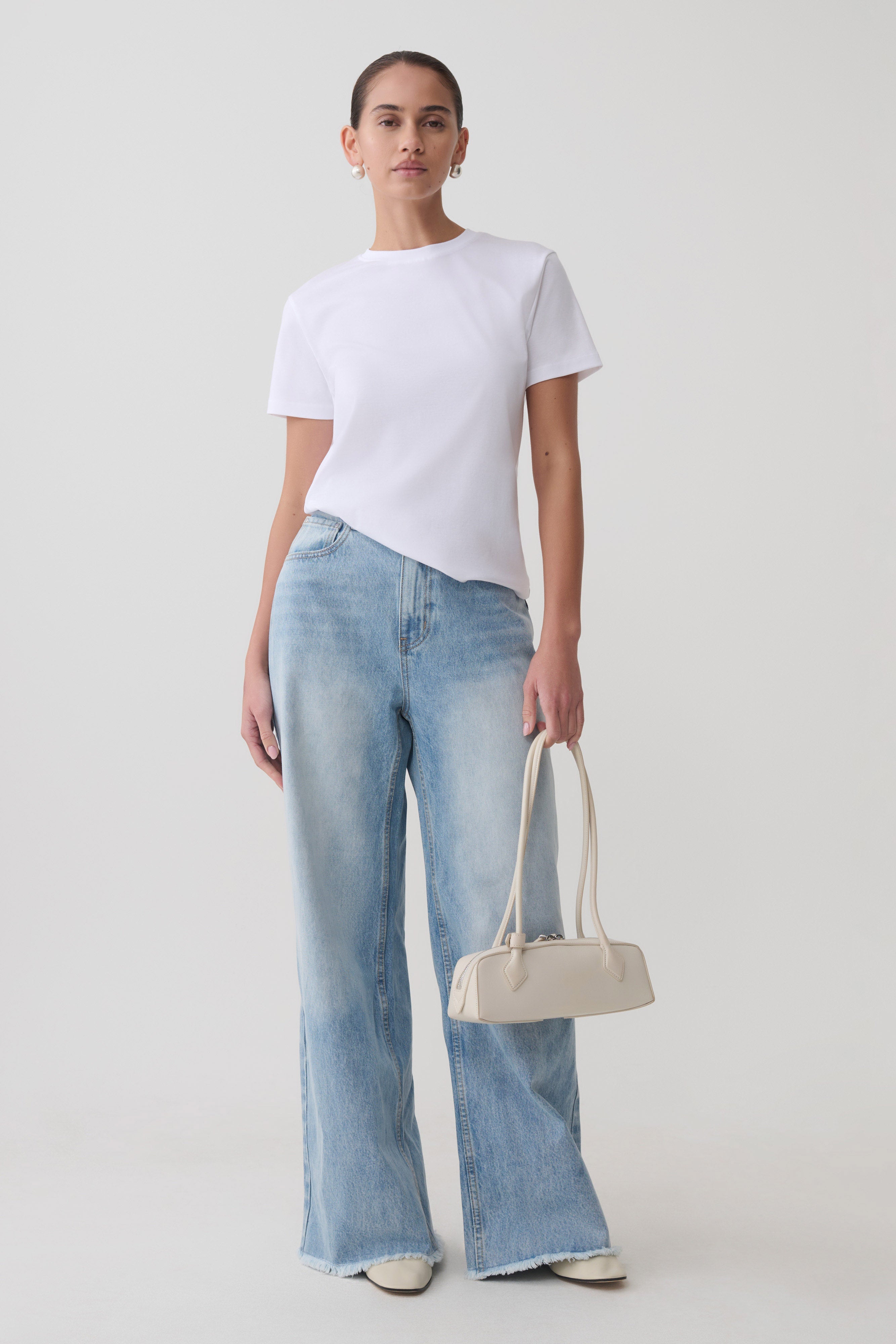 Sega Cotton Oversized T-Shirt - White