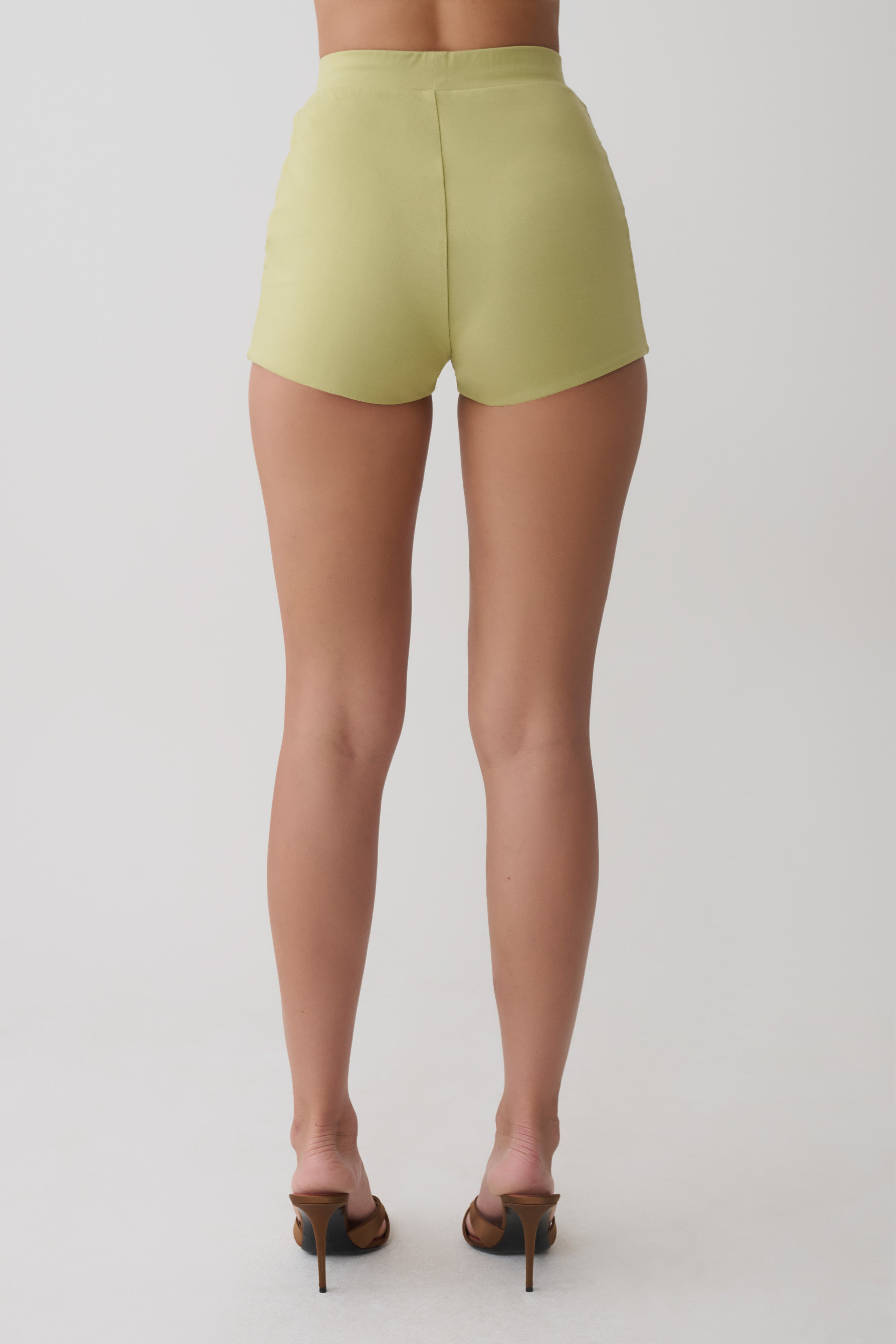 Jemma Micro Shorts - Apple Sage