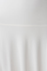 Krish Hankie Halter Midi Dress - White