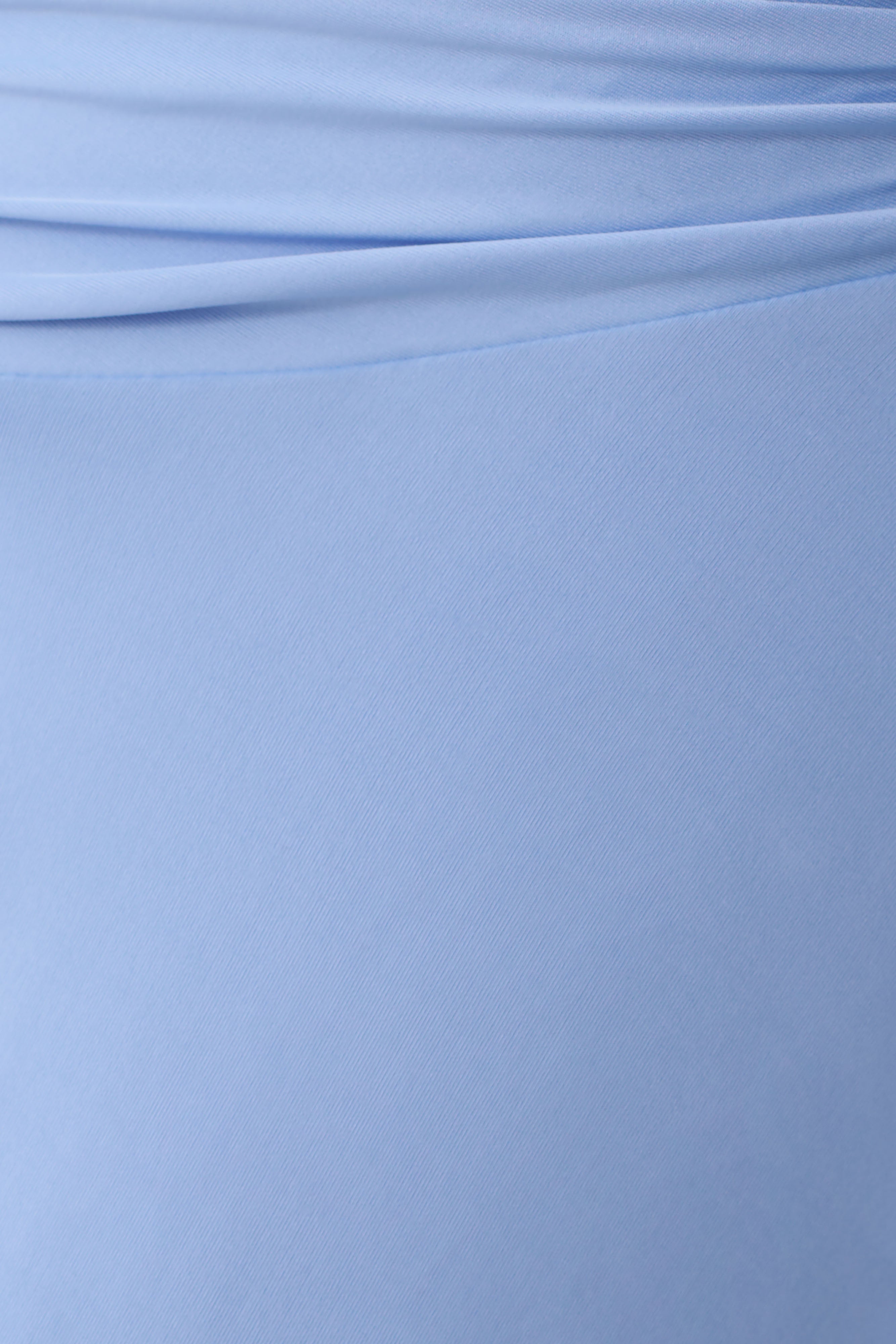 Luu Slinky Midi Skirt - Sea Blue