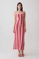 Shepherd Crochet Halter Maxi Dress - Pink