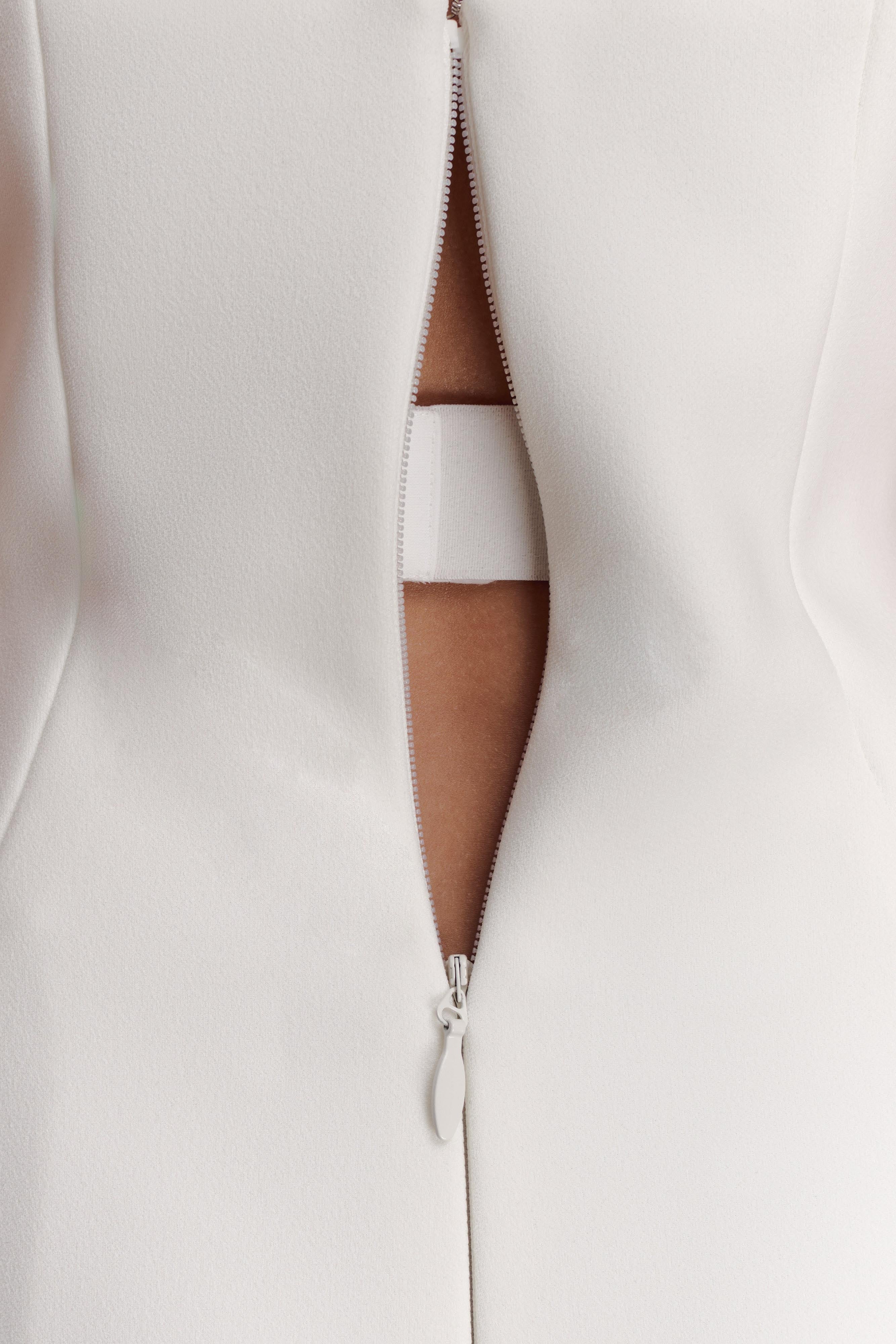 Hilda Embellished Strapless Maxi Dress - White