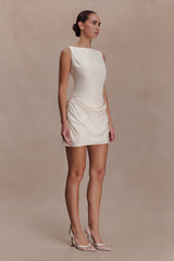 Bexley Draped Mini Dress - Ivory