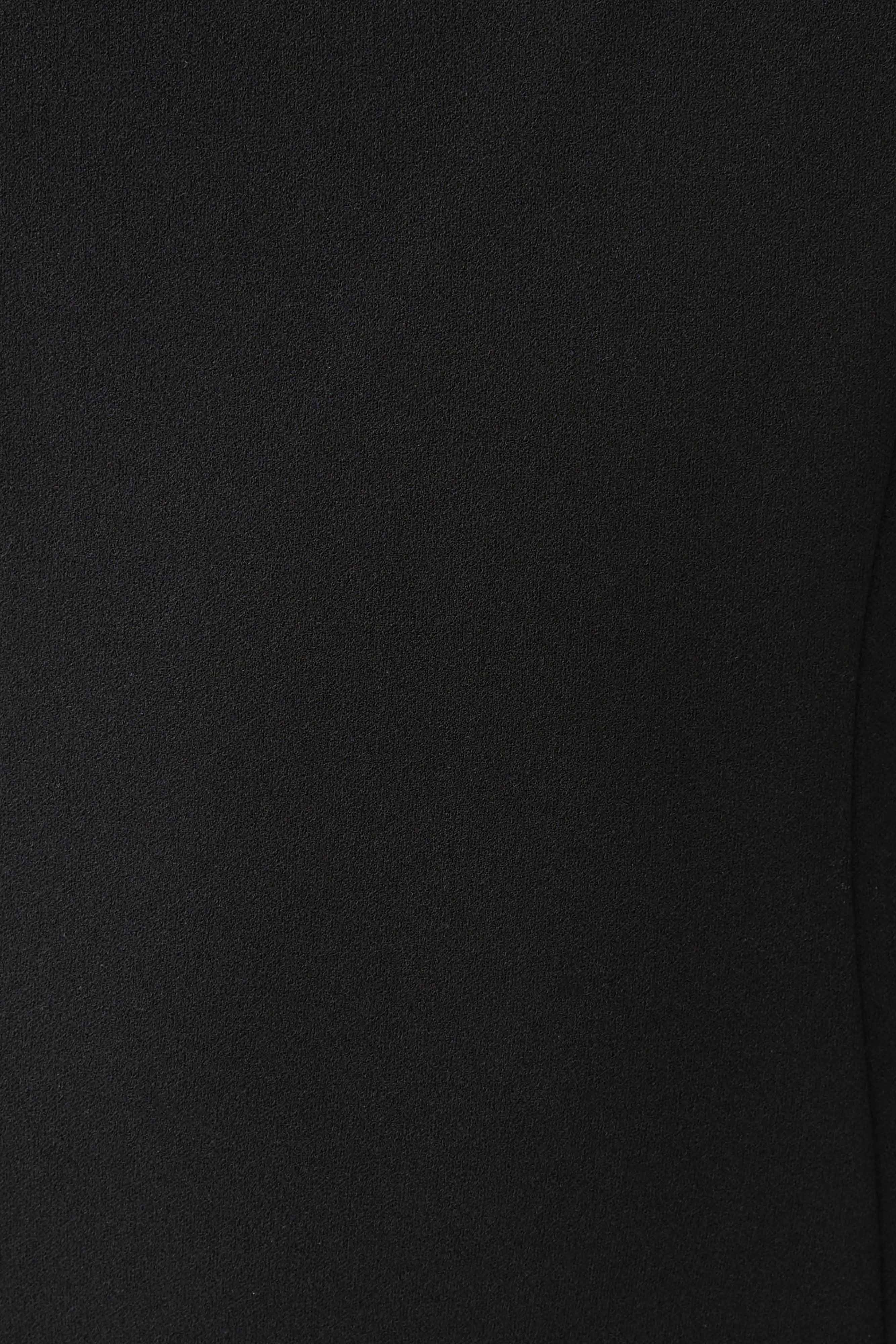 Briella V Neck Suiting Maxi Dress - Black