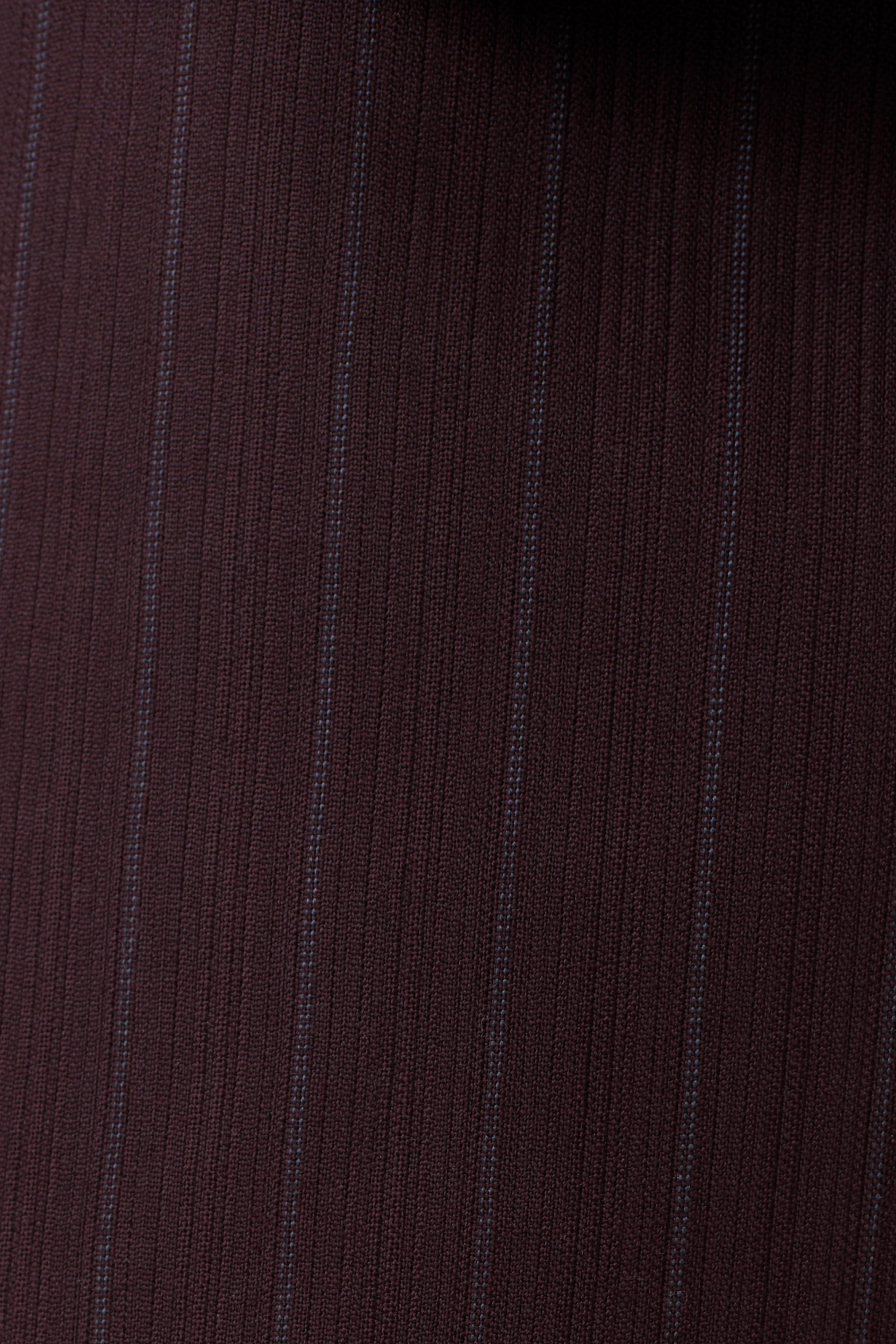 Agatha Suiting Shorts - Plum Pinstripe