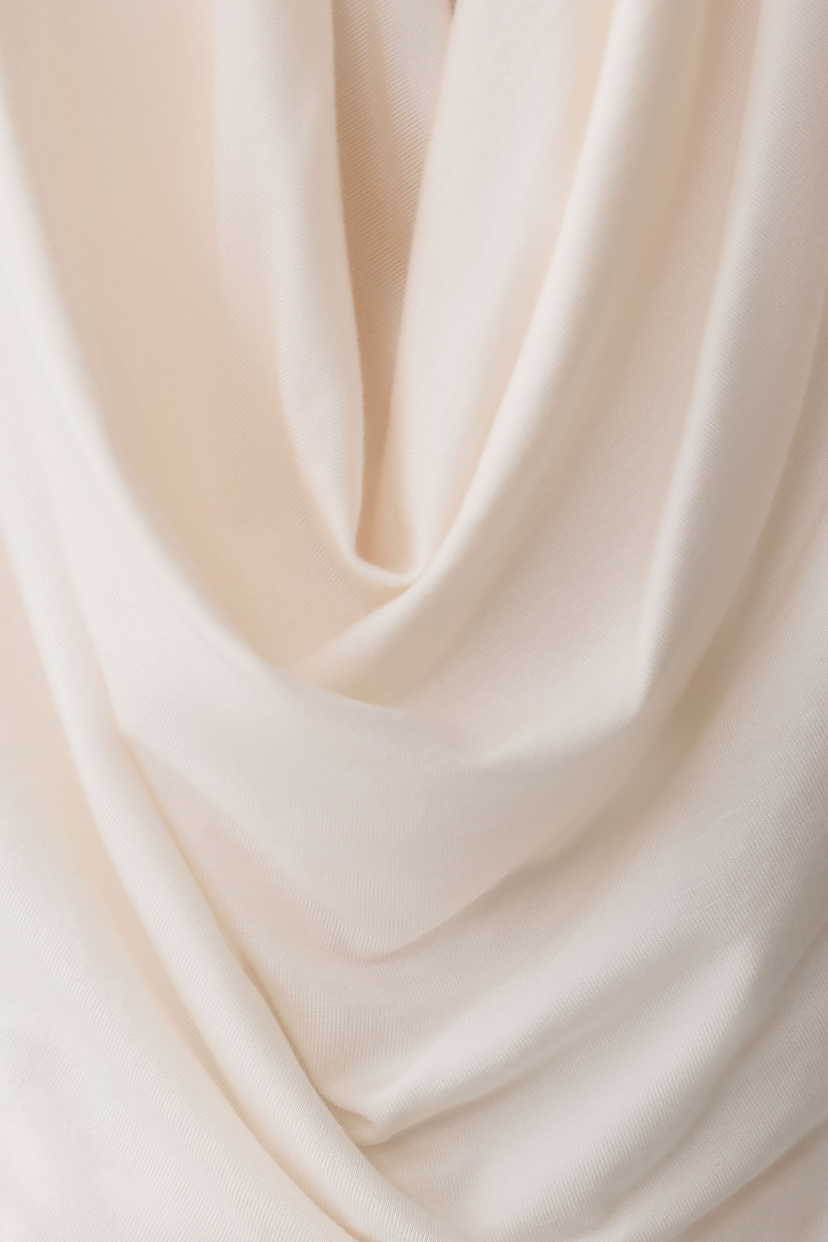 Huyen Cowl Front Modal Top - Ivory