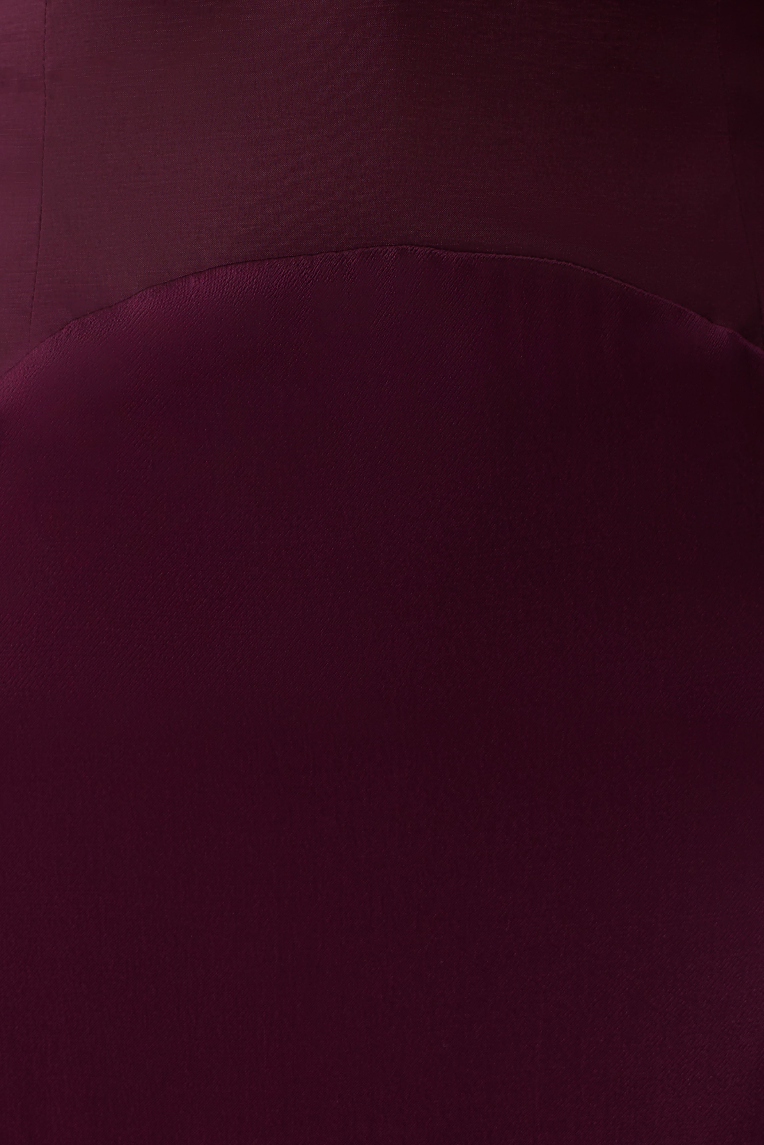 Maura Taffeta And Satin Maxi Dress - Wine