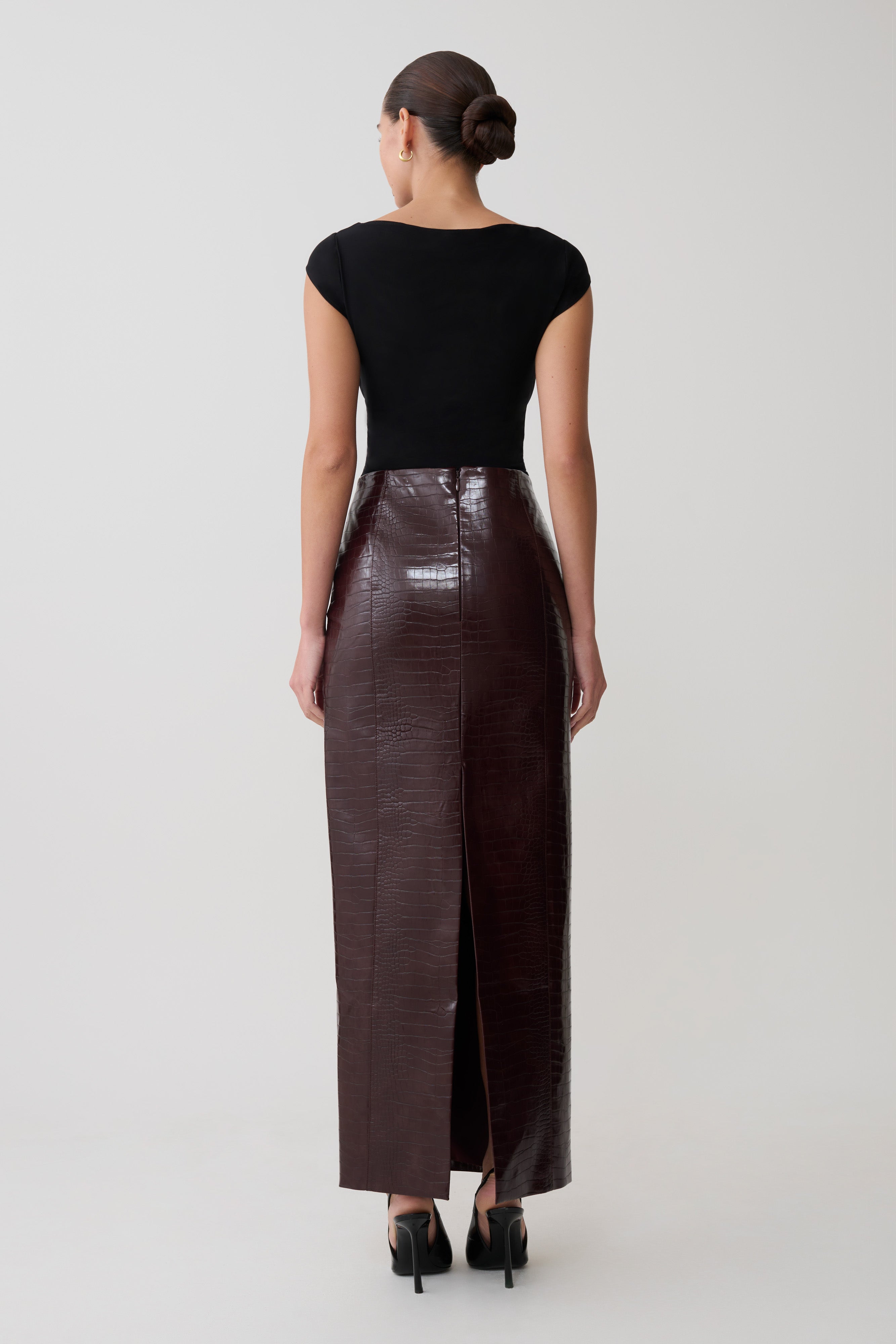 Romana Short Sleeve Mesh Top - Black