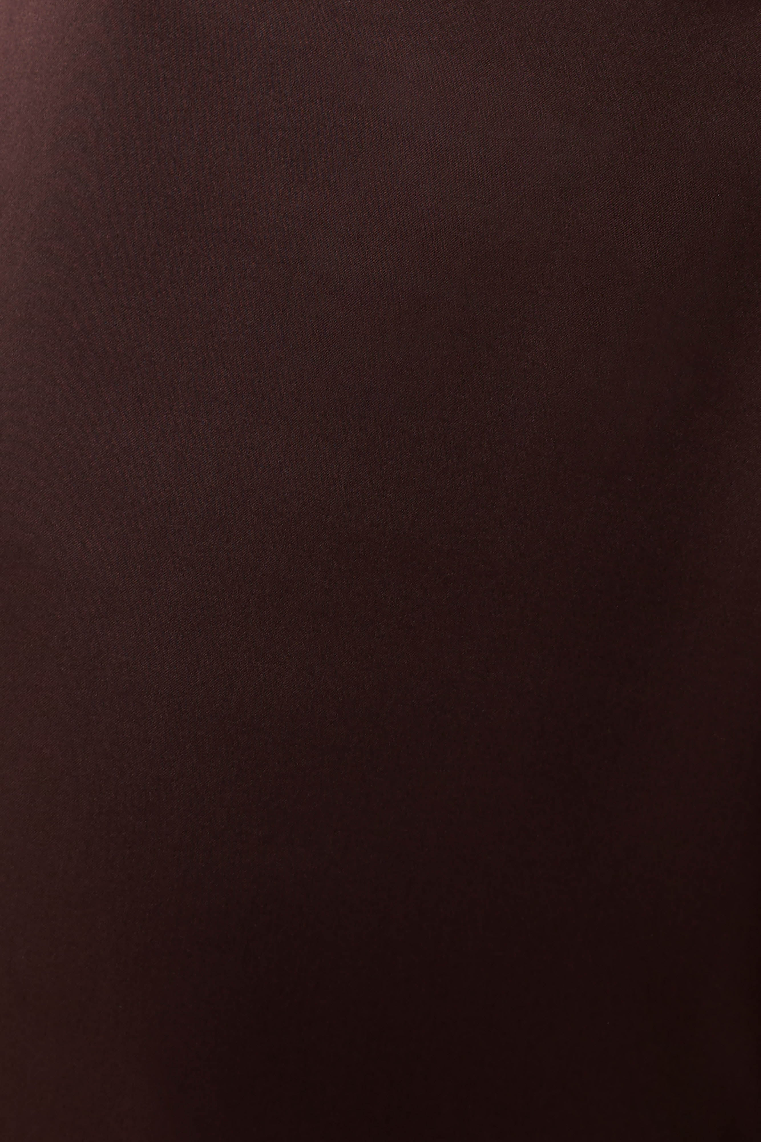 Kayla Silk Blend Straight Leg Pants - Dark Chocolate