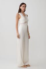 Electra Slinky Lace Bodysuit - Ivory