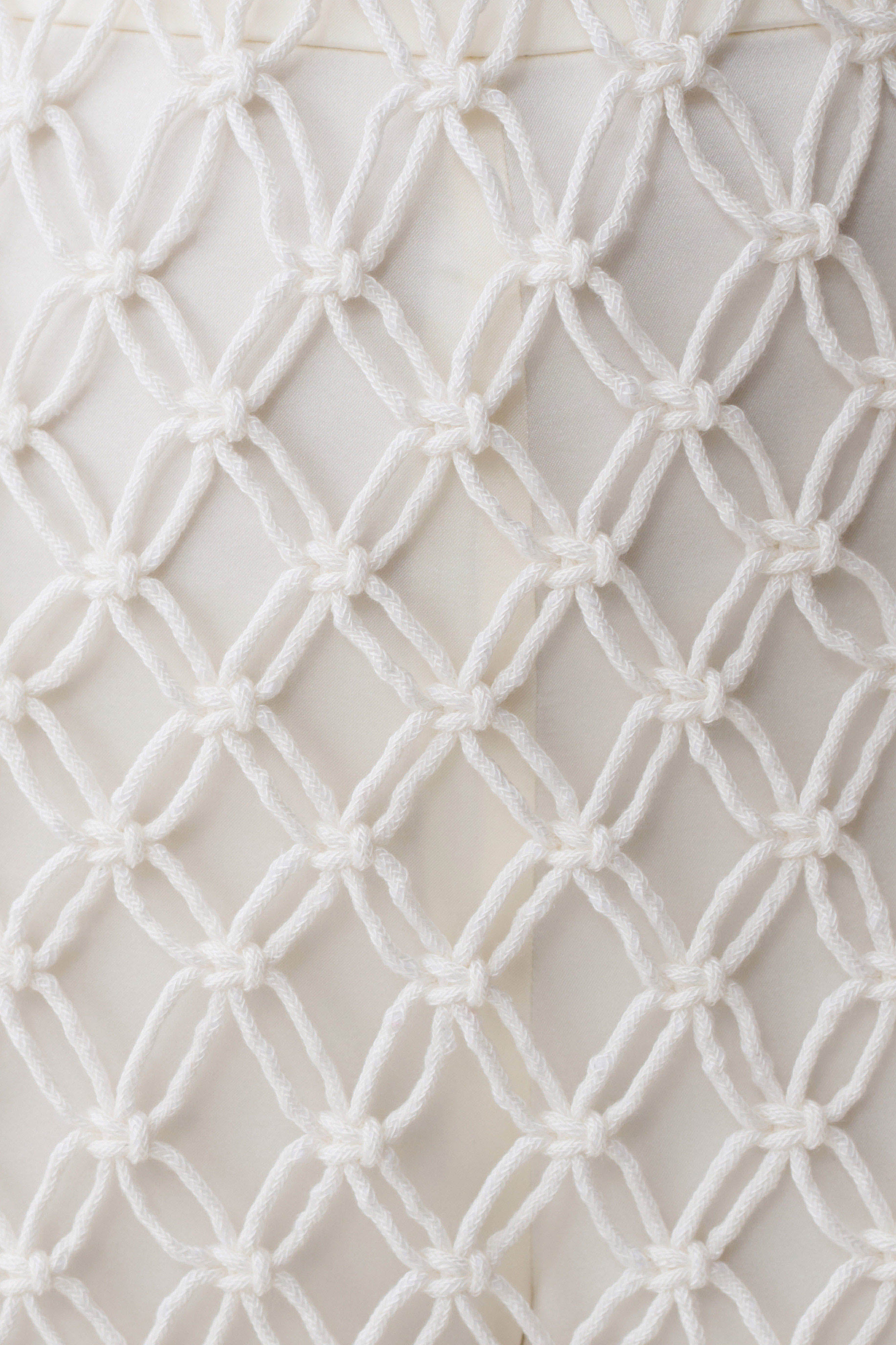 Devlin Macrame Tassel Mini Dress - Ivory