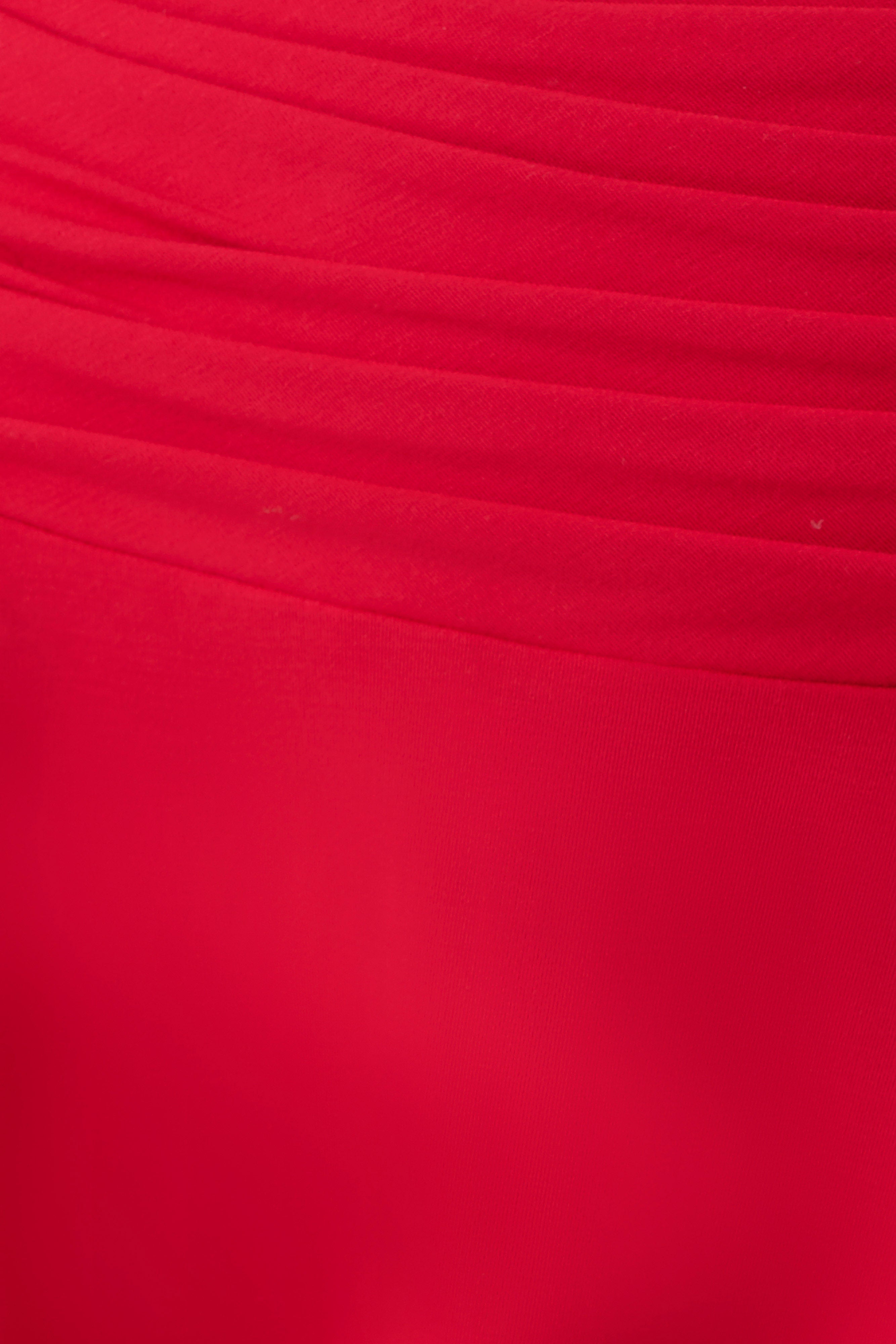 Talise Modal Hankie Midi Skirt - Red