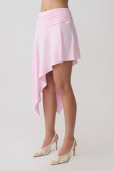 Talise Modal Hankie Midi Skirt - Ballet Pink