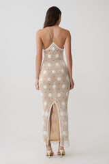 Sam Halter Hand Crochet Maxi Dress - Ivory