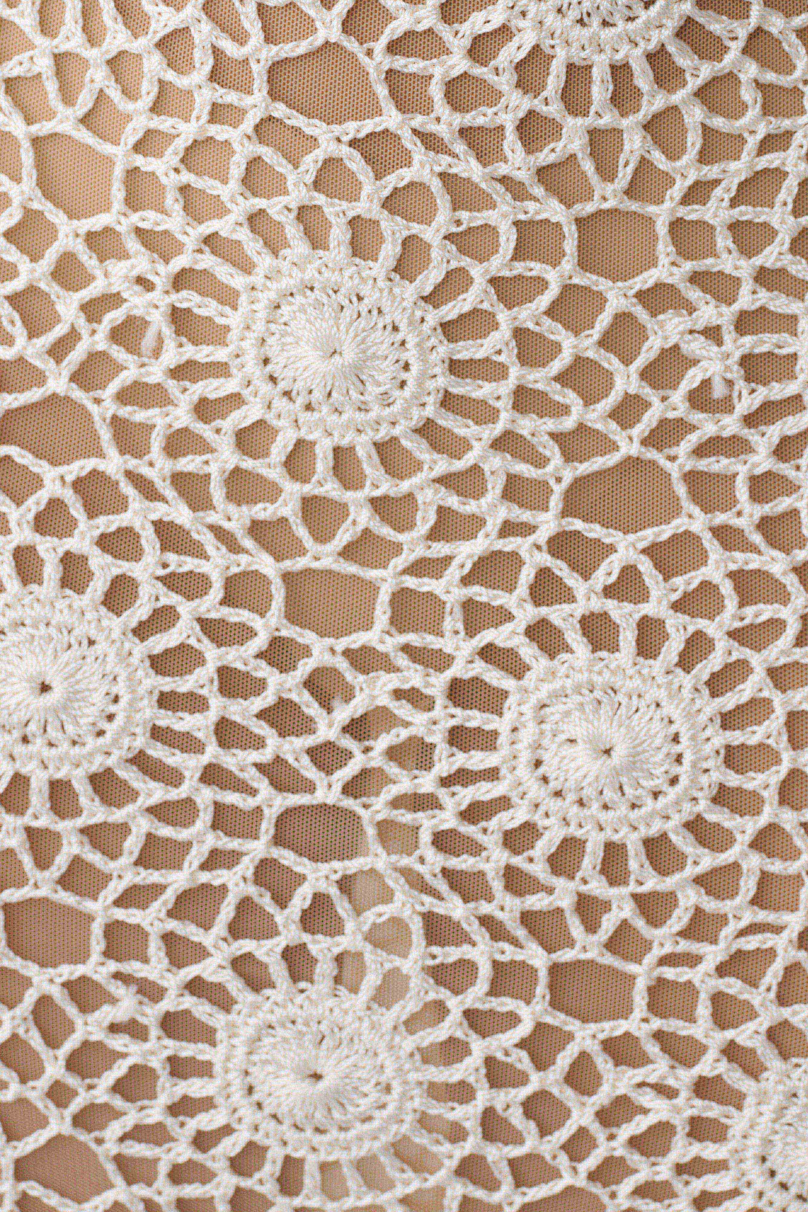 Sam Halter Hand Crochet Maxi Dress - Ivory