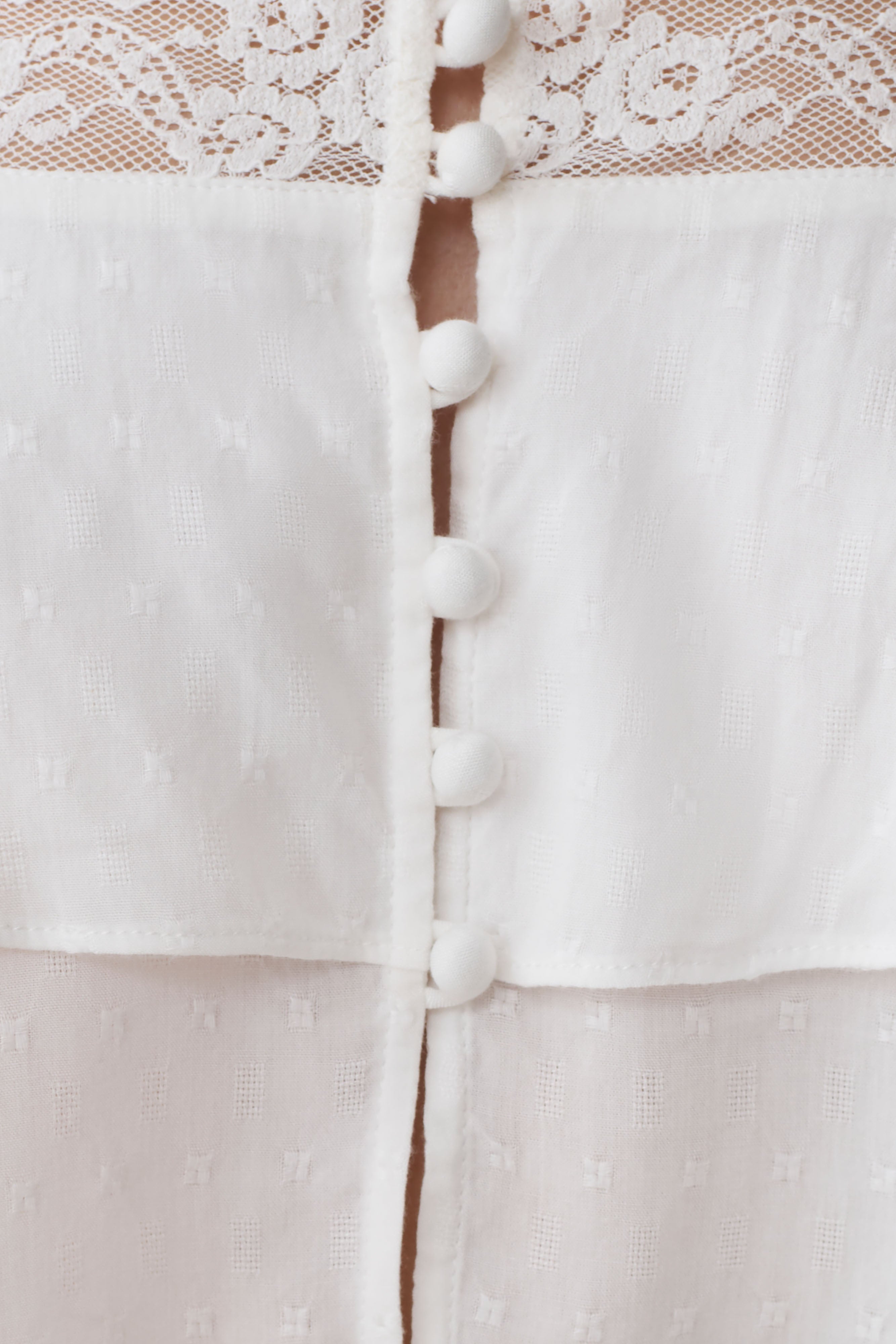 Skylar Lace Sleeveless Crop Top - White