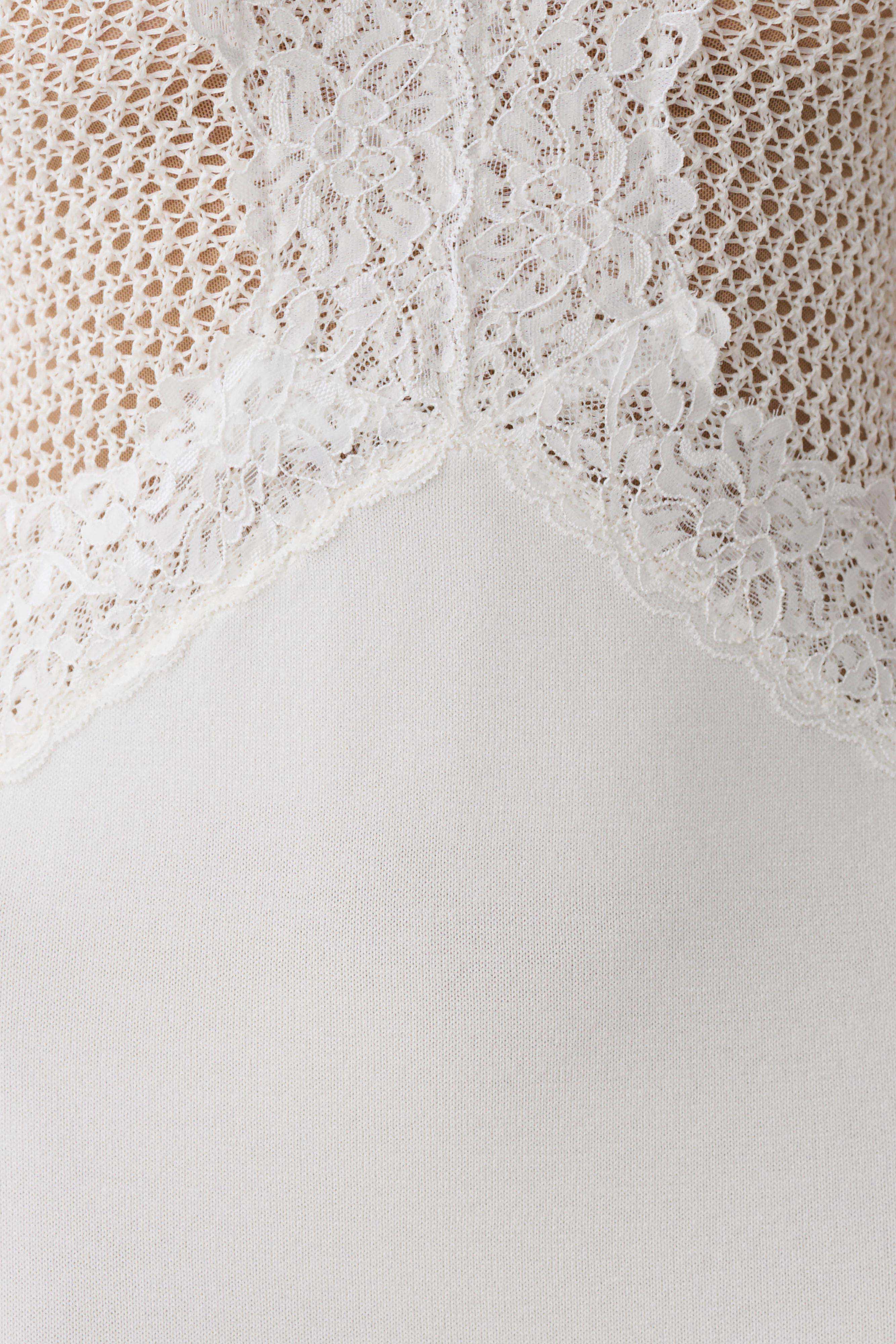 Bray Knit & Lace Maxi Dress - Ivory