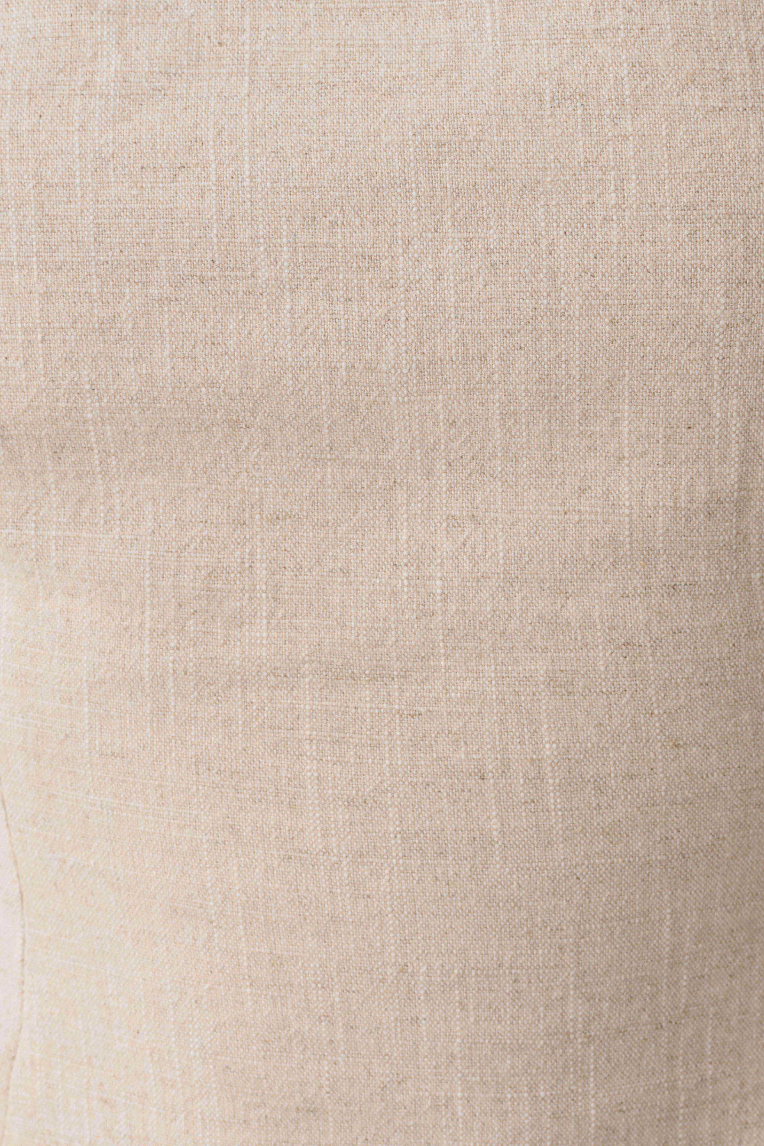 Annie Strapless Tie Back Linen Top - Natural