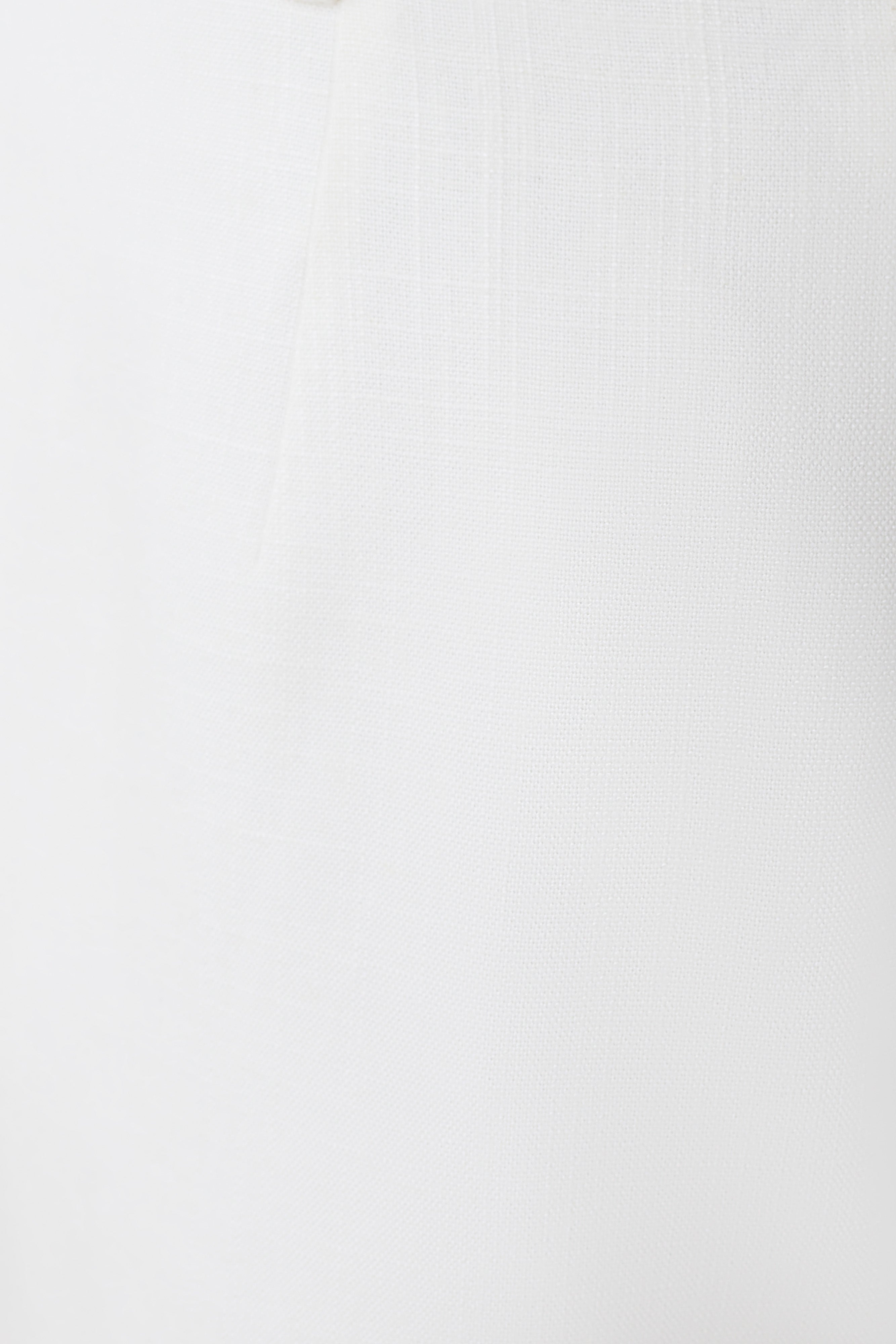Piper Linen Flare Shorts - White
