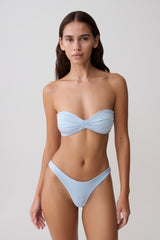 Briar Strapless Bikini Top - Pale Blue