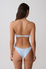 Briar Strapless Bikini Top - Pale Blue