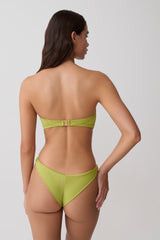 Briar Strapless Bikini Top - Green