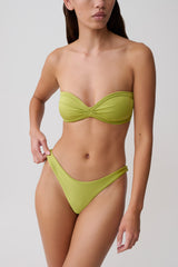 Briar Strapless Bikini Top - Green