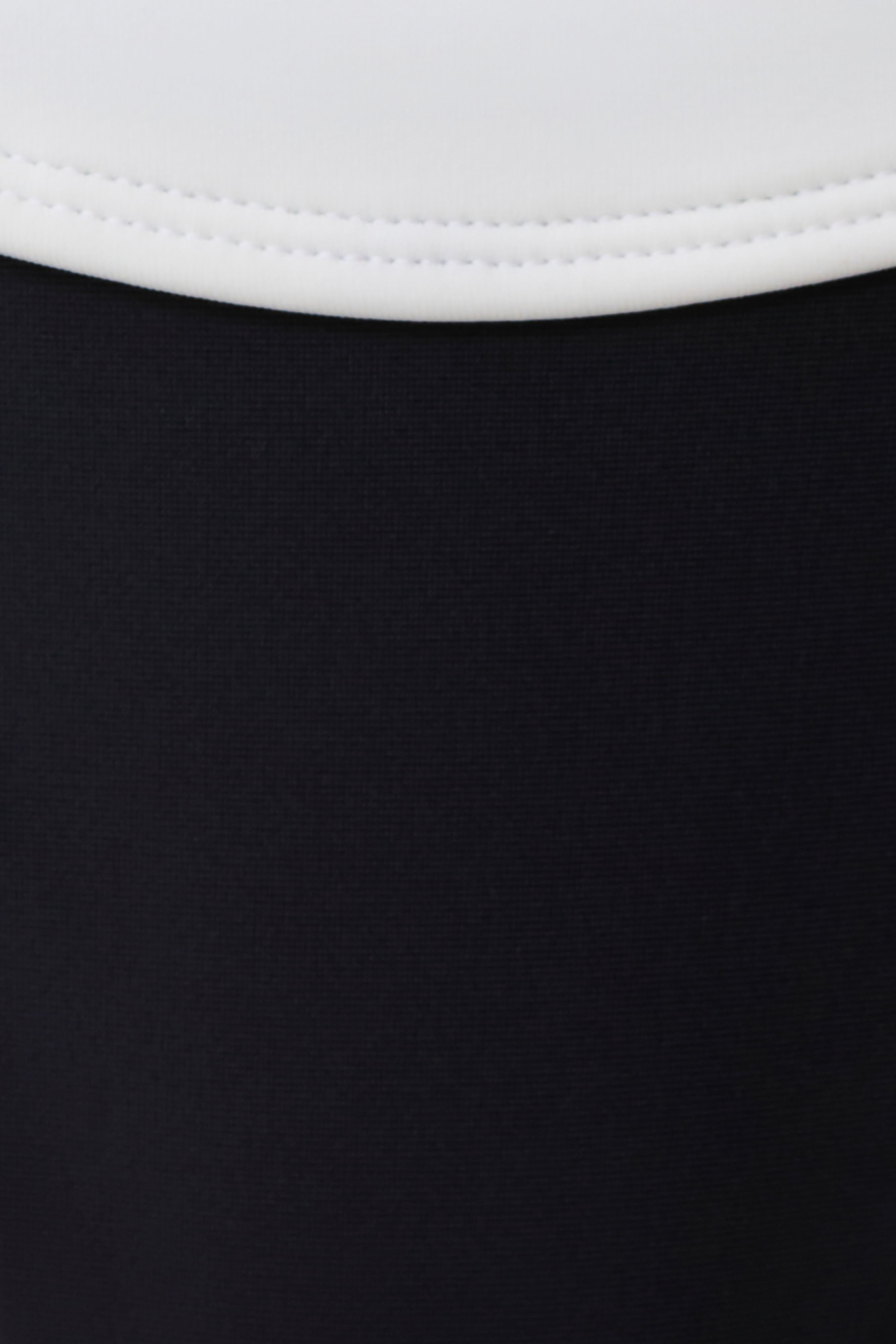 Isla Brazilian Bikini Bottom - Black/White