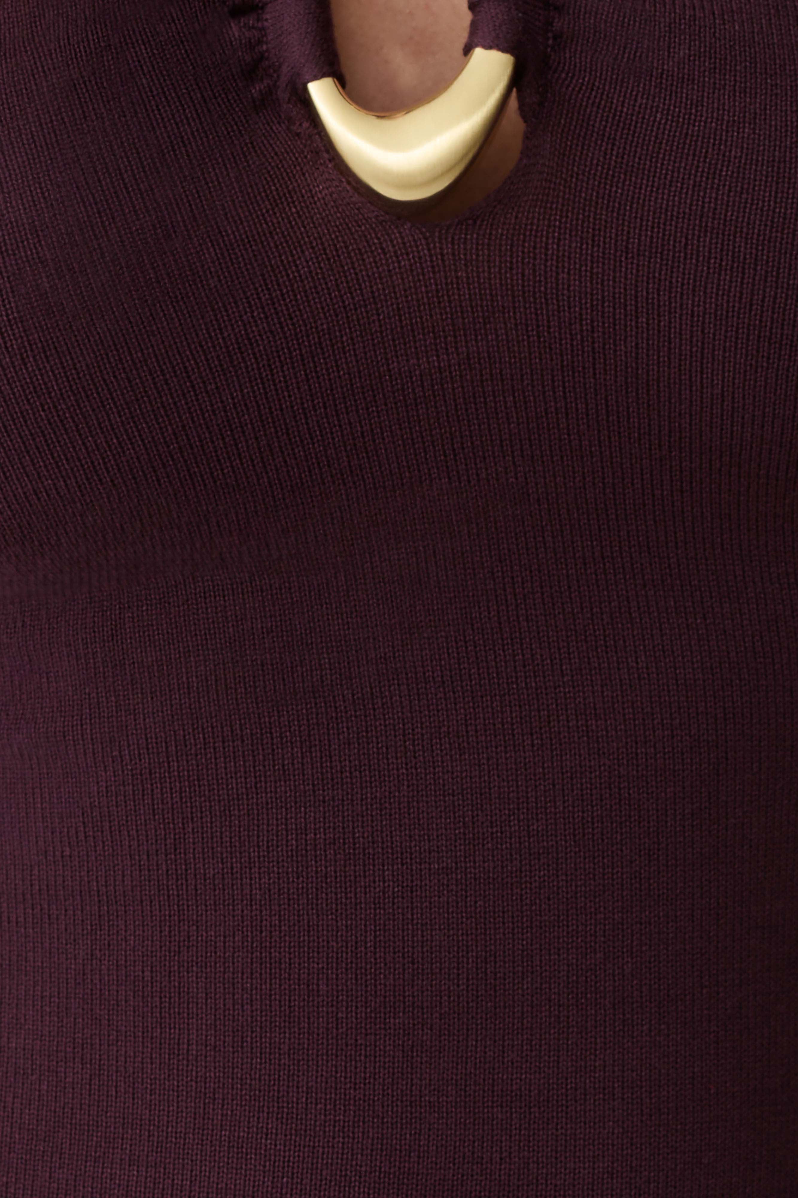 Dimitri Knit Midi Dress - Chocolate