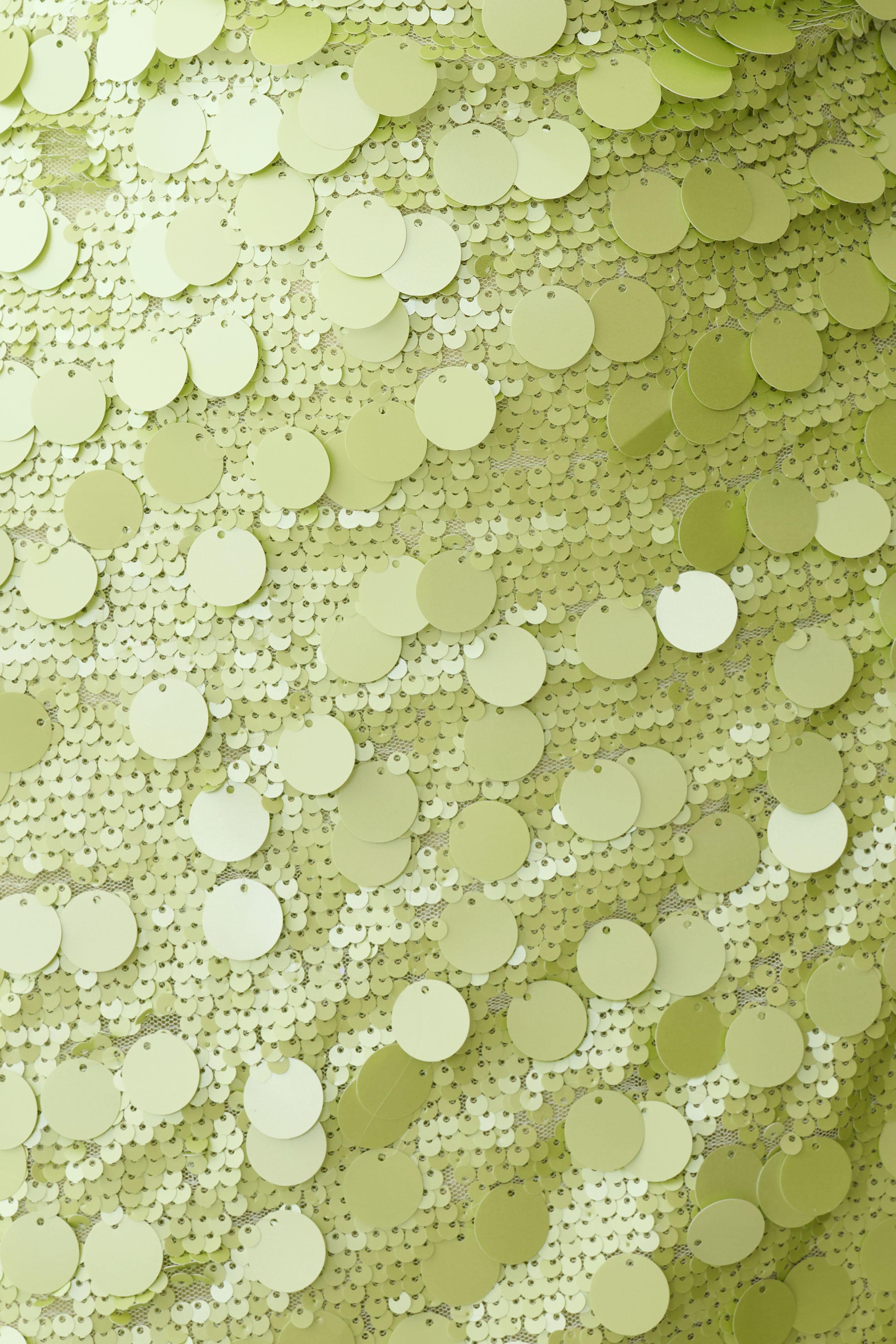 Caralee Sequin Halter Mini Dress - Green