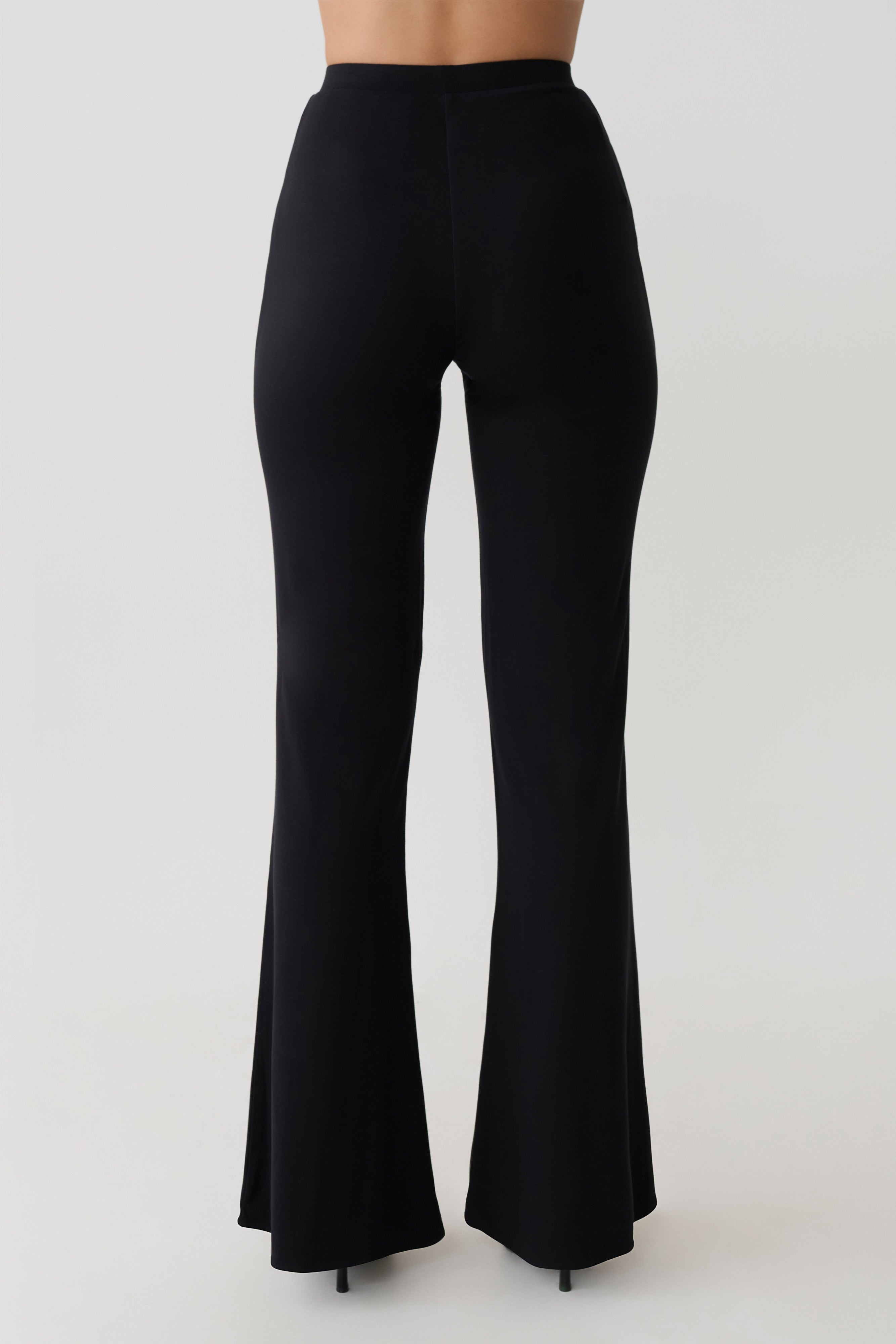 Jemma Flare Leg Pants - Black