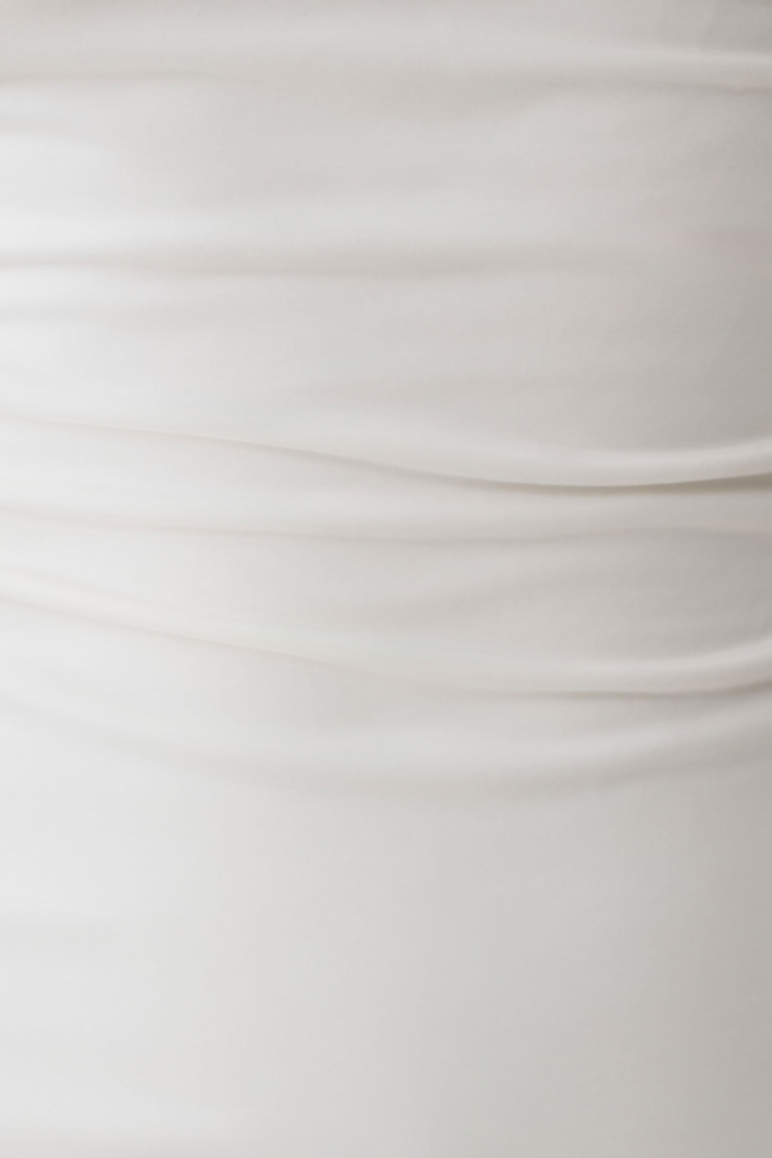 Jemma One Shoulder Tie Top - White