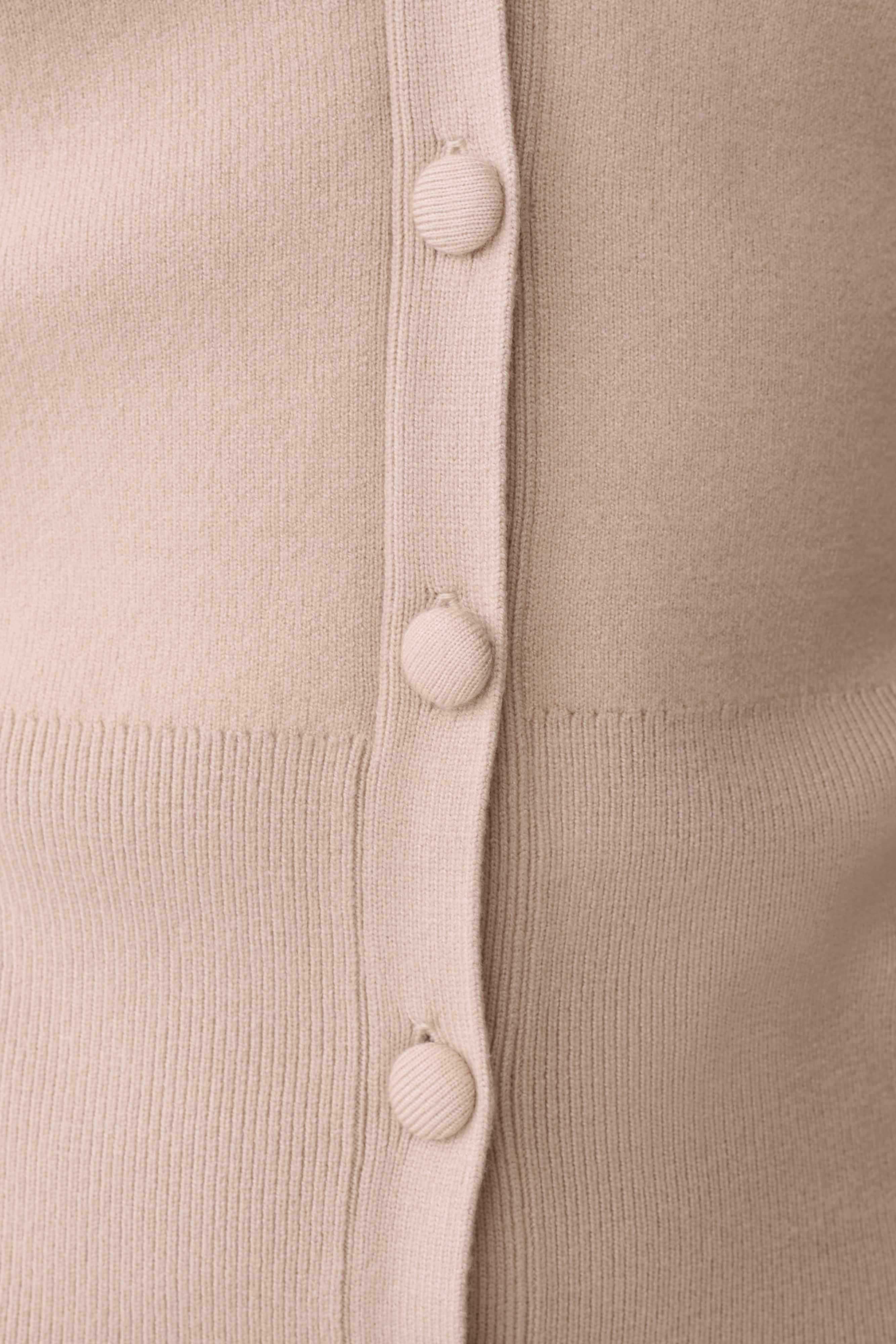 Blaine Knit Blouson Sleeve Cardigan - Oat Marle
