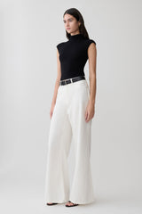 Sonny Short Sleeve Knit Top - Black