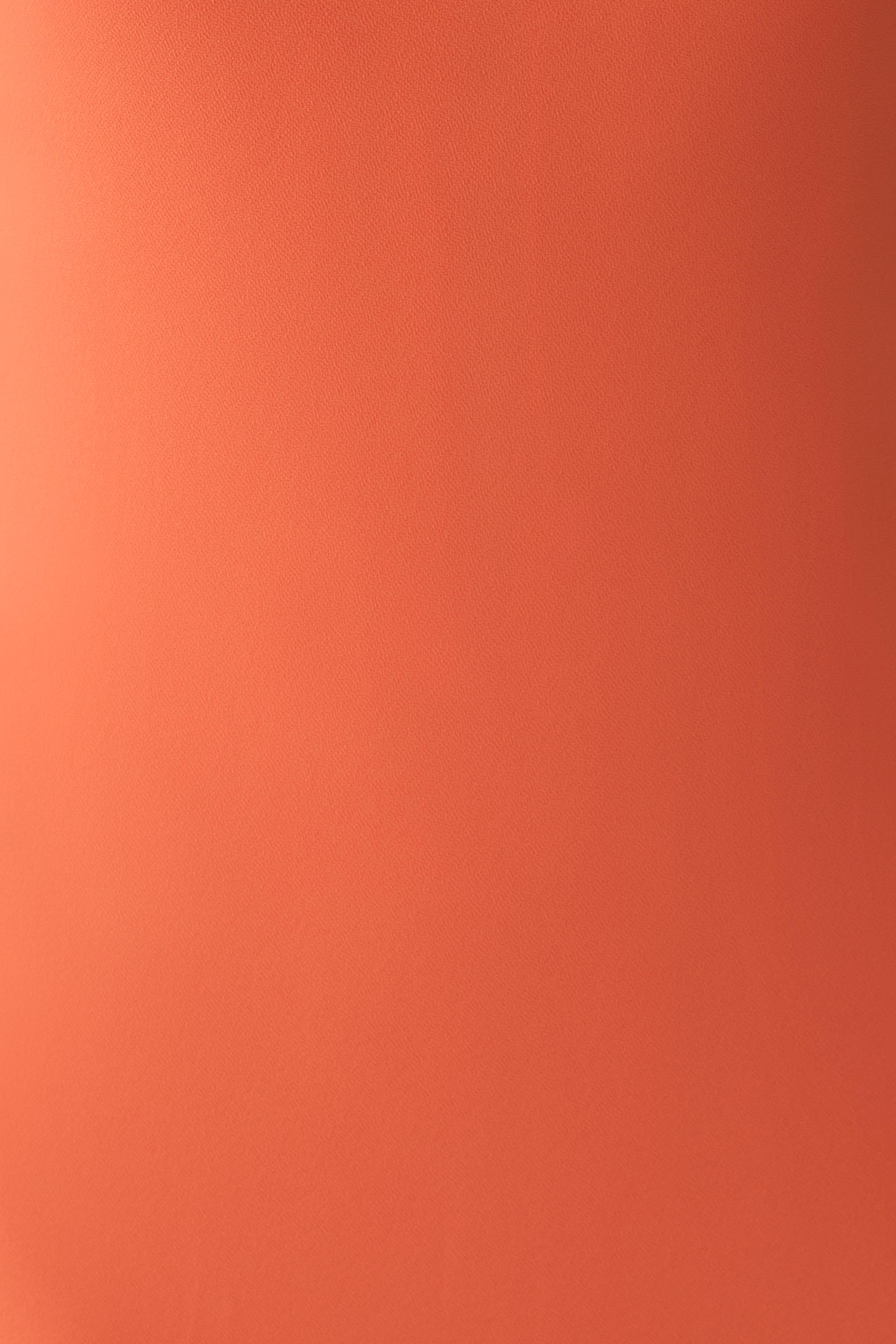 Dakota Chiffon Maxi Dress With Scarf - Orange